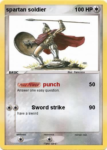 Pokemon spartan soldier