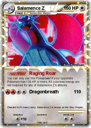 Pokemon Salamence Z