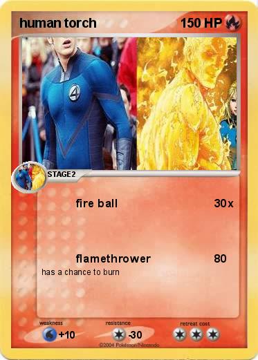 Pokemon human torch