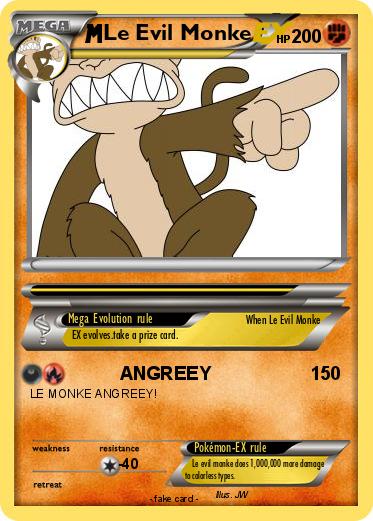 Pokemon Le Evil Monke