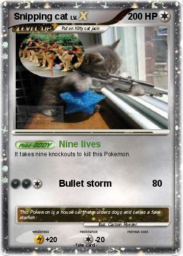 Pokemon Snipping cat