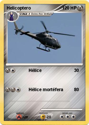 Pokemon Helicoptero