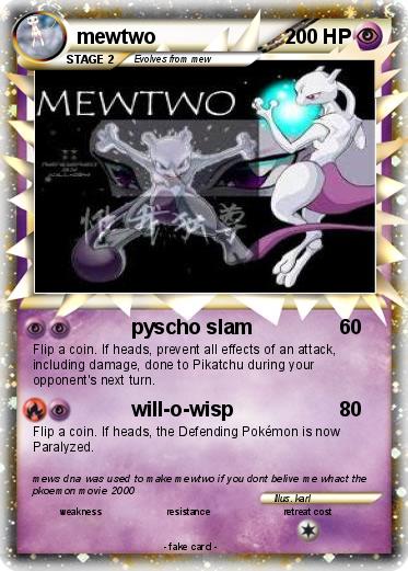 Pokemon mewtwo