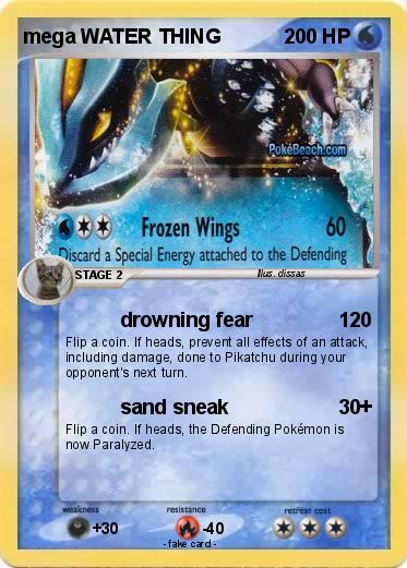 Pokemon mega WATER THING