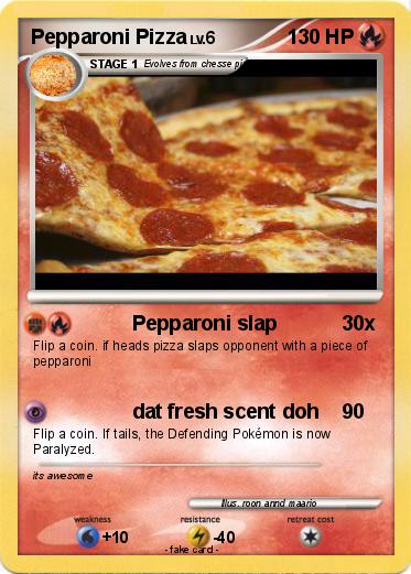 Pokemon Pepparoni Pizza