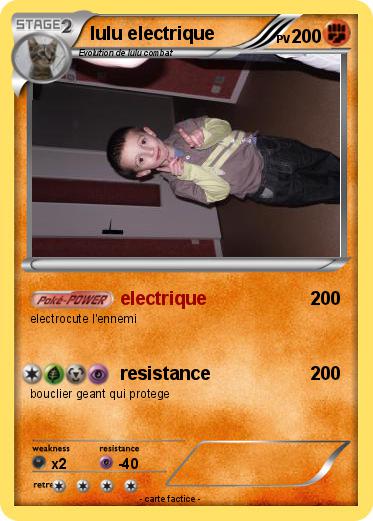 Pokemon lulu electrique