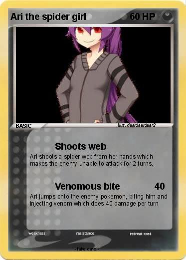 Pokemon Ari the spider girl
