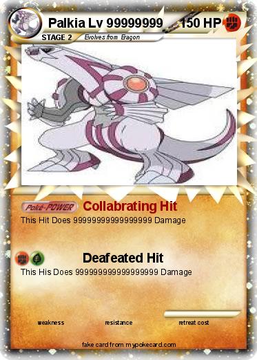 Pokemon Palkia Lv 99999999