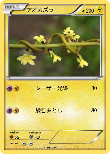 Pokemon アオカズラ