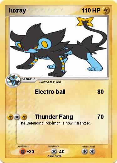 Pokemon luxray