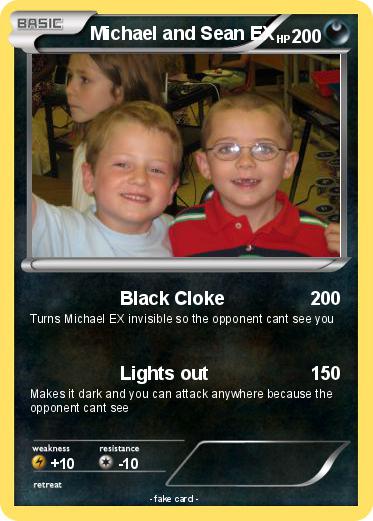 Pokemon Michael and Sean EX