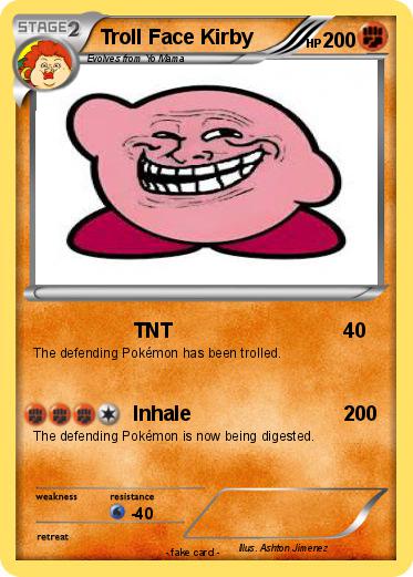 Pokemon Troll Face Kirby