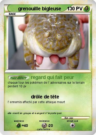 Pokemon grenouille bigleuse
