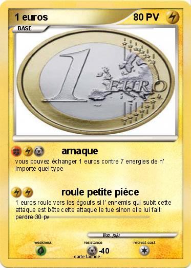 Pokemon 1 euros