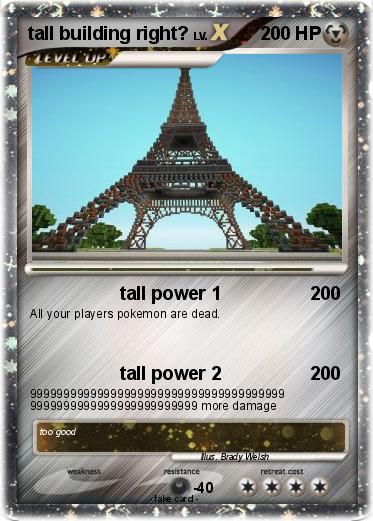 Pokemon tall building right?