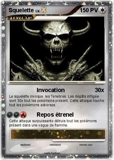 Pokemon Squelette