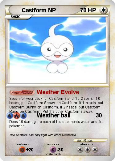 Pokemon Castform NP