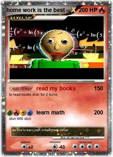 Pokemon home work is the best