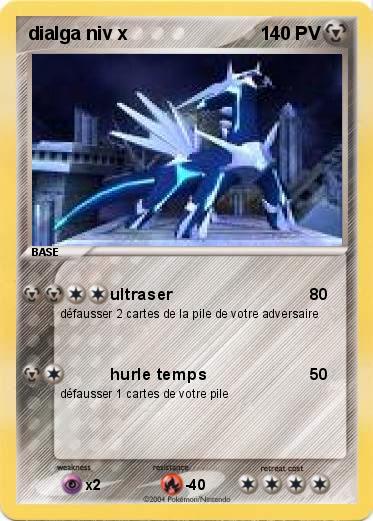 Pokemon dialga niv x
