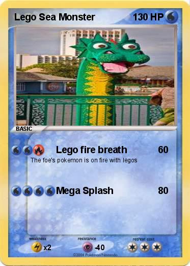 Pokemon Lego Sea Monster