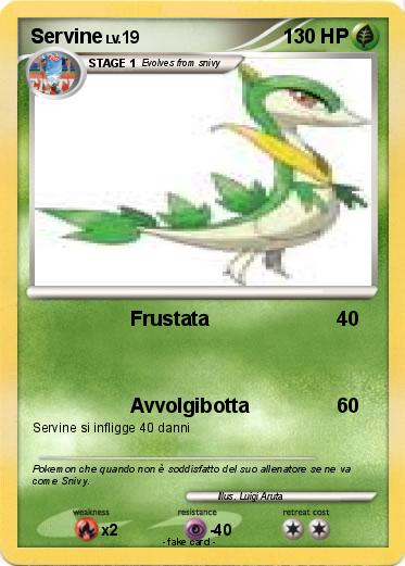 Pokemon Servine