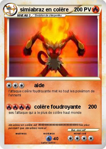 Pokemon simiabraz en colêre