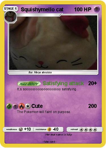 Pokemon Squishymello cat