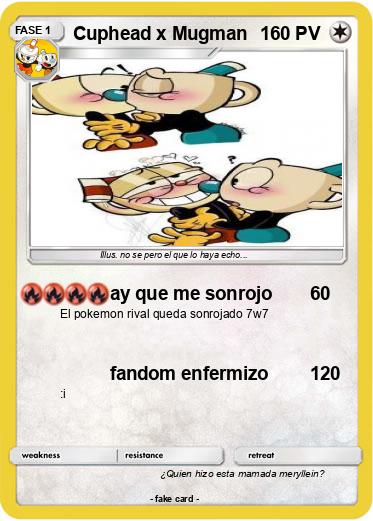 Pokemon Cuphead x Mugman