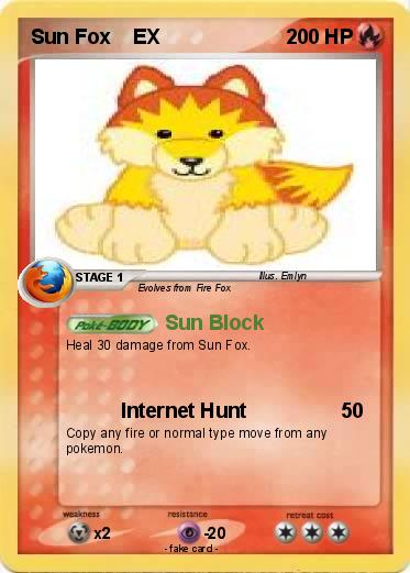 Pokemon Sun Fox    EX