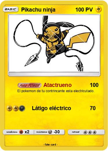 Pokemon Pikachu ninja