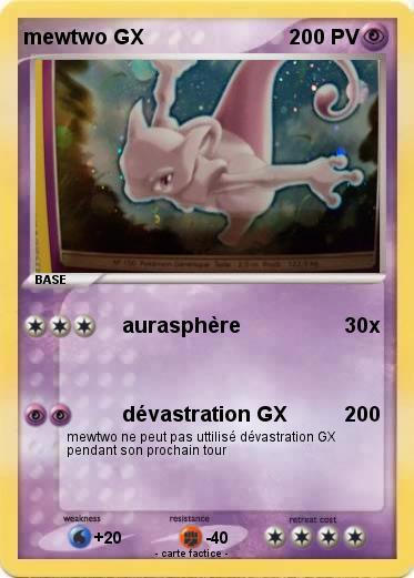 Pokemon mewtwo GX