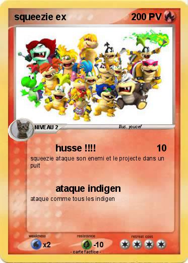 Pokemon squeezie ex