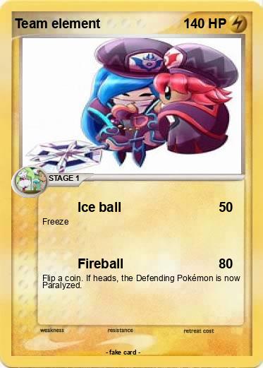 Pokemon Team element
