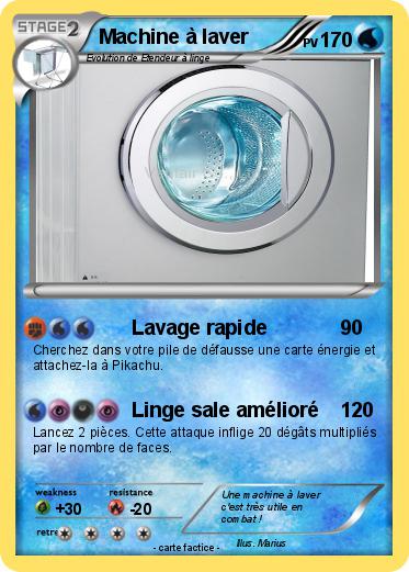 Pokemon Machine à laver