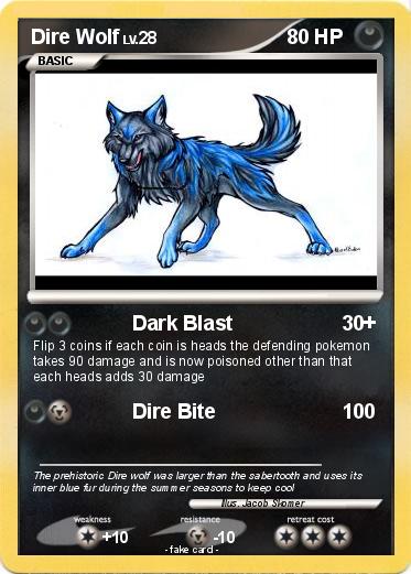 Pokemon Dire Wolf