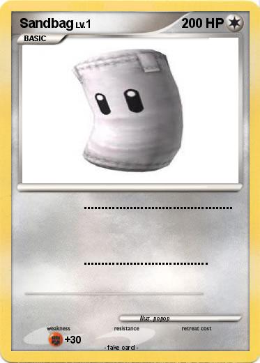 Pokemon Sandbag
