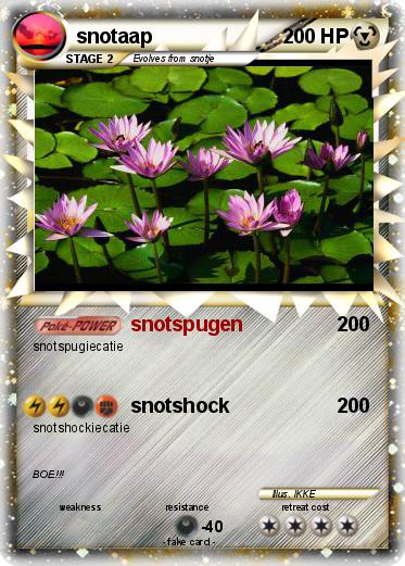 Pokemon snotaap