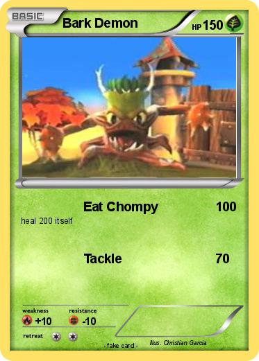 Pokemon Bark Demon