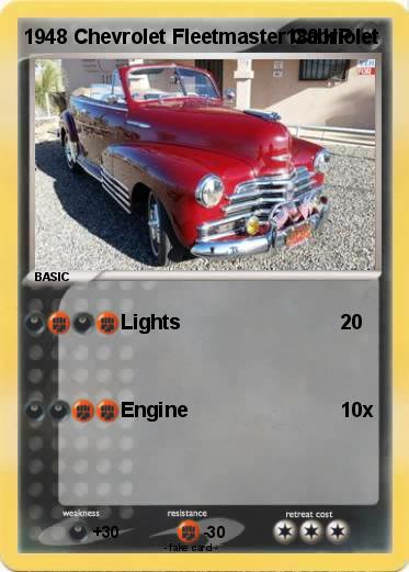 Pokemon 1948 Chevrolet Fleetmaster Cabriolet
