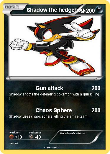 Pokemon Shadow the hedgehog