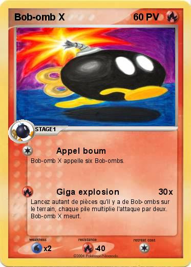 Pokemon Bob-omb X