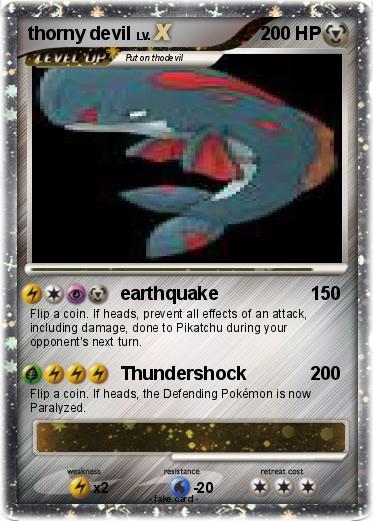 Pokemon thorny devil