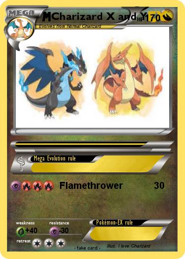 Pokemon Charizard X and Y
