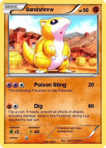 Pokemon Sandshrew