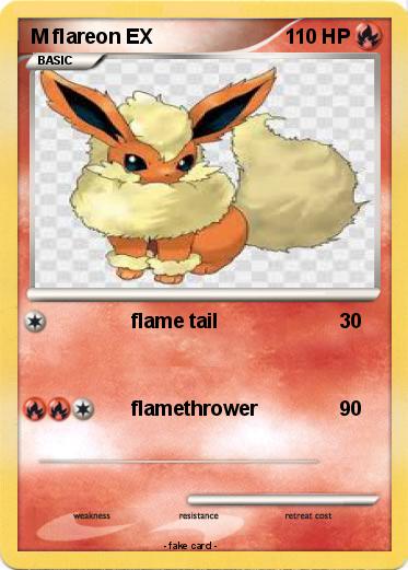 Pokemon M flareon EX