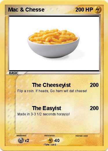 Pokemon Mac & Chesse