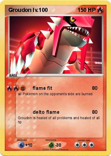 Pokemon Groudon lv.100