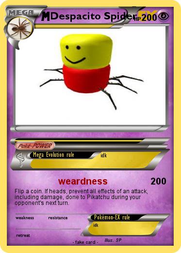 Pokemon Despacito Spider