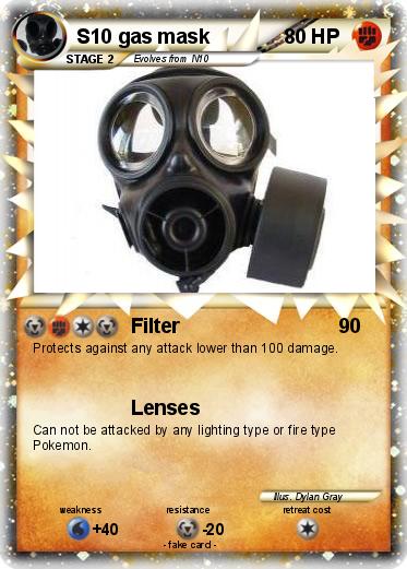 Pokemon S10 gas mask