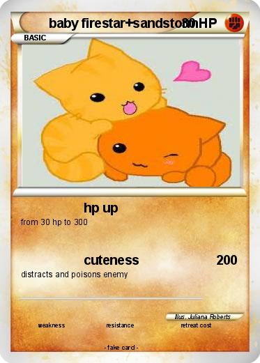 Pokemon baby firestar+sandstorm